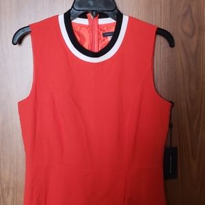 Tommy Hilfiger red sleeveless dress